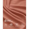 imageG4Free Ribbed Wide Leg Yoga Pants for Women with Pockets Drawstring High Waist Casual Lounge Pants PetiteRegularTallBurnt Orange