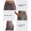 imageG4Free Ribbed Wide Leg Yoga Pants for Women with Pockets Drawstring High Waist Casual Lounge Pants PetiteRegularTallTaupe
