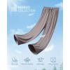imageG4Free Ribbed Wide Leg Yoga Pants for Women with Pockets Drawstring High Waist Casual Lounge Pants PetiteRegularTallTaupe