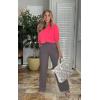 imageG4Free ShiftReady Women Trousers Yoga Pants with Pockets Wide Leg Stretchy Dress Pant Work Slack PetiteRegularTallTaupe