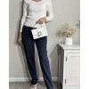 imageG4Free ShiftReady Yoga Pants Women High Waist Dress Work Pants with Pockets Wide Leg Business Casual Trousers 28quot30quot32quotDark Blue