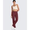 imageG4Free ShiftReady Yoga Pants Women High Waist Dress Work Pants with Pockets Wide Leg Business Casual Trousers 28quot30quot32quotDark Burgundy