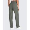 imageG4Free ShiftReady Yoga Pants Women High Waist Dress Work Pants with Pockets Wide Leg Business Casual Trousers 28quot30quot32quotGray Sage