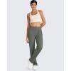 imageG4Free ShiftReady Yoga Pants Women High Waist Dress Work Pants with Pockets Wide Leg Business Casual Trousers 28quot30quot32quotGray Sage