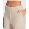 imageG4Free ShiftReady Yoga Pants Women High Waist Dress Work Pants with Pockets Wide Leg Business Casual Trousers 28quot30quot32quotLight Khaki