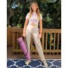 imageG4Free ShiftReady Yoga Pants Women High Waist Dress Work Pants with Pockets Wide Leg Business Casual Trousers 28quot30quot32quotLight Khaki