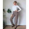 imageG4Free ShiftReady Yoga Pants Women High Waist Dress Work Pants with Pockets Wide Leg Business Casual Trousers 28quot30quot32quotTaupe