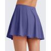imageG4Free Tennis Skirts for Women Elastic Waist Pleated Casual Athletic Golf Pickleball Skorts with PocketsDusky Purple