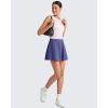 imageG4Free Tennis Skirts for Women Elastic Waist Pleated Casual Athletic Golf Pickleball Skorts with PocketsDusky Purple