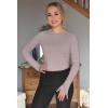 imageG4Free UPF 50 Rash Guard for Women Long Sleeve Workout Tops Lightweight Sun Shirts UV Protection Athletic HikingGray Lilac