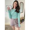 imageG4Free UPF 50 Rash Guard for Women Long Sleeve Workout Tops Lightweight Sun Shirts UV Protection Athletic HikingLight Blue