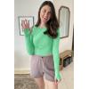imageG4Free UPF 50 Rash Guard for Women Long Sleeve Workout Tops Lightweight Sun Shirts UV Protection Athletic HikingMint Green