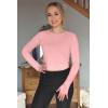 imageG4Free UPF 50 Rash Guard for Women Long Sleeve Workout Tops Lightweight Sun Shirts UV Protection Athletic HikingPink