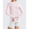 imageG4Free UPF 50 Rash Guard for Women Long Sleeve Workout Tops Lightweight Sun Shirts UV Protection Athletic HikingSmoky Blush