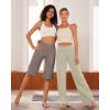 imageG4Free Wide Leg Pants for Women Loose Yoga Pants with Pockets PetiteRegularTall Stretch Casual Lounge PantsApricot