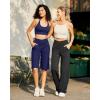 imageG4Free Wide Leg Pants for Women Loose Yoga Pants with Pockets PetiteRegularTall Stretch Casual Lounge PantsBlack