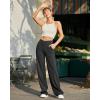 imageG4Free Wide Leg Pants for Women Loose Yoga Pants with Pockets PetiteRegularTall Stretch Casual Lounge PantsBlack