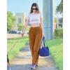 imageG4Free Wide Leg Pants for Women Loose Yoga Pants with Pockets PetiteRegularTall Stretch Casual Lounge PantsCoca Mocha