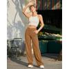 imageG4Free Wide Leg Pants for Women Loose Yoga Pants with Pockets PetiteRegularTall Stretch Casual Lounge PantsCoca Mocha