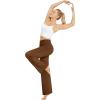 imageG4Free Wide Leg Pants for Women Loose Yoga Pants with Pockets PetiteRegularTall Stretch Casual Lounge PantsDark Coffee
