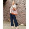 imageG4Free Wide Leg Pants for Women Loose Yoga Pants with Pockets PetiteRegularTall Stretch Casual Lounge PantsDark Navy