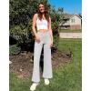 imageG4Free Wide Leg Pants for Women Loose Yoga Pants with Pockets PetiteRegularTall Stretch Casual Lounge PantsLight Grey