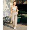 imageG4Free Wide Leg Pants for Women Loose Yoga Pants with Pockets PetiteRegularTall Stretch Casual Lounge PantsLight Khaki