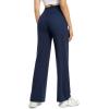 imageG4Free Wide Leg Pants for Women Loose Yoga Pants with Pockets PetiteRegularTall Stretch Casual Lounge PantsNavy Heather