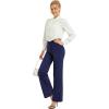 imageG4Free Wide Leg Pants for Women Loose Yoga Pants with Pockets PetiteRegularTall Stretch Casual Lounge PantsRoyal Blue