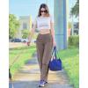 imageG4Free Wide Leg Pants for Women Loose Yoga Pants with Pockets PetiteRegularTall Stretch Casual Lounge PantsTaupe