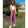 imageG4Free Wide Leg Pants for Women Loose Yoga Pants with Pockets PetiteRegularTall Stretch Casual Lounge PantsVelvet Dust