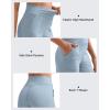 imageG4Free Women Casual Ribbed Wide Leg Pants with Pockets Lightweight High Waist Yoga Pants PetiteRegularTallBlue Willow