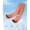 imageG4Free Women Casual Ribbed Wide Leg Pants with Pockets Lightweight High Waist Yoga Pants PetiteRegularTallBurnt Orange