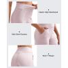 imageG4Free Women Casual Ribbed Wide Leg Pants with Pockets Lightweight High Waist Yoga Pants PetiteRegularTallLight Pink