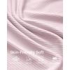 imageG4Free Women Casual Ribbed Wide Leg Pants with Pockets Lightweight High Waist Yoga Pants PetiteRegularTallLight Pink