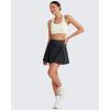 imageG4Free Women Tennis Skirts Athletic High Waisted Golf Skorts with 4 Pockets Inner Shorts for Pickleball WorkoutBlack