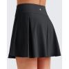 imageG4Free Women Tennis Skirts Athletic High Waisted Golf Skorts with 4 Pockets Inner Shorts for Pickleball WorkoutBlack
