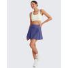 imageG4Free Women Tennis Skirts Athletic High Waisted Golf Skorts with 4 Pockets Inner Shorts for Pickleball WorkoutDusky Purple