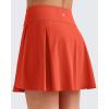 imageG4Free Women Tennis Skirts Athletic High Waisted Golf Skorts with 4 Pockets Inner Shorts for Pickleball WorkoutRust Orange