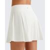 imageG4Free Women Tennis Skirts Athletic High Waisted Golf Skorts with 4 Pockets Inner Shorts for Pickleball WorkoutWhite