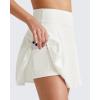 imageG4Free Women Tennis Skirts Athletic High Waisted Golf Skorts with 4 Pockets Inner Shorts for Pickleball WorkoutWhite