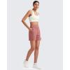 imageG4Free Womens 5 Athletic Shorts High Waisted Running Yoga Shorts Summer Casual Shorts with PocketsCameo