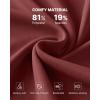 imageG4Free Womens 5 Athletic Shorts High Waisted Running Yoga Shorts Summer Casual Shorts with PocketsDark Burgundy