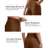 imageG4Free Womens 5 Athletic Shorts High Waisted Running Yoga Shorts Summer Casual Shorts with PocketsDark Coffee