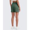 imageG4Free Womens 5 Athletic Shorts High Waisted Running Yoga Shorts Summer Casual Shorts with PocketsDark Forest Green