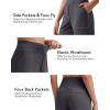 imageG4Free Womens 5 Athletic Shorts High Waisted Running Yoga Shorts Summer Casual Shorts with PocketsDark Grey