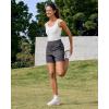 imageG4Free Womens 5 Athletic Shorts High Waisted Running Yoga Shorts Summer Casual Shorts with PocketsDark Grey