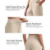 imageG4Free Womens 5 Athletic Shorts High Waisted Running Yoga Shorts Summer Casual Shorts with PocketsLight Khaki