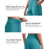 imageG4Free Womens 5 Athletic Shorts High Waisted Running Yoga Shorts Summer Casual Shorts with PocketsTurquoise