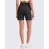 imageG4Free Womens Athletic Running Shorts High Waisted Bermuda Summer Casual Shorts for Golf Yoga with PocketsBlack